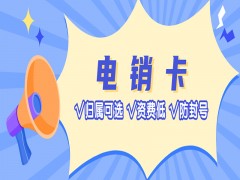 江門(mén)電銷(xiāo)專(zhuān)用卡費(fèi)用